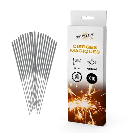 Paquete de 10 velas mágicas (modelo pequeño)