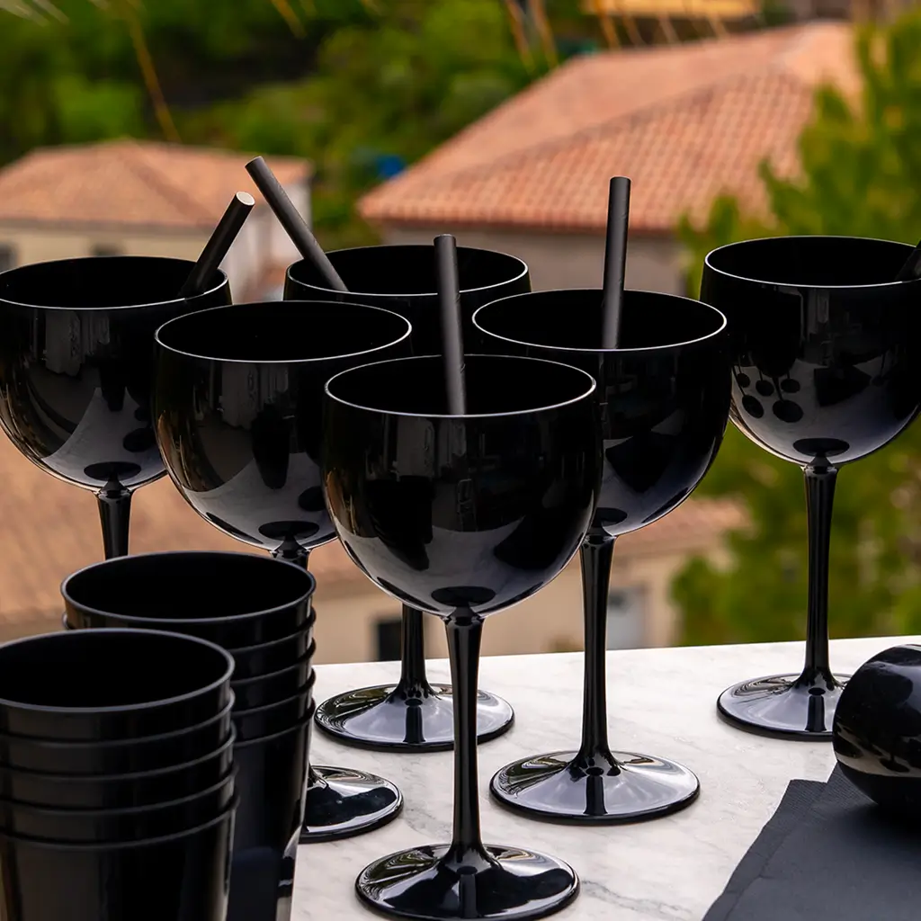 Vidrio de piscina negro