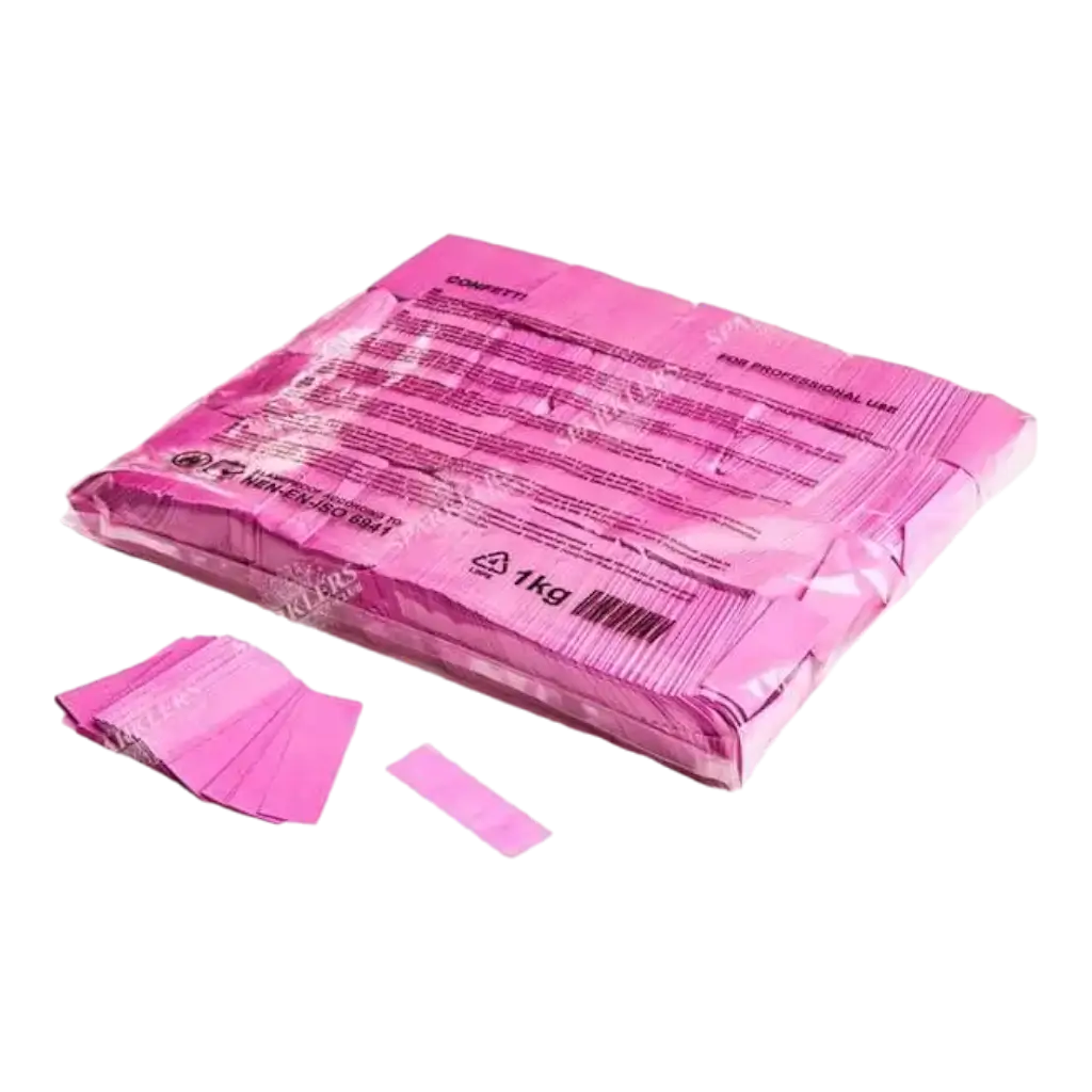Bolsa 1KG de confeti rosa Magic FX