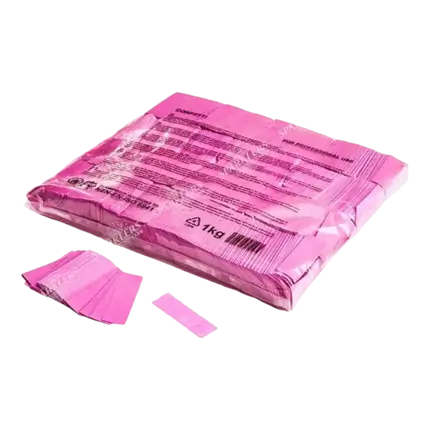 Bolsa 1KG de confeti rosa