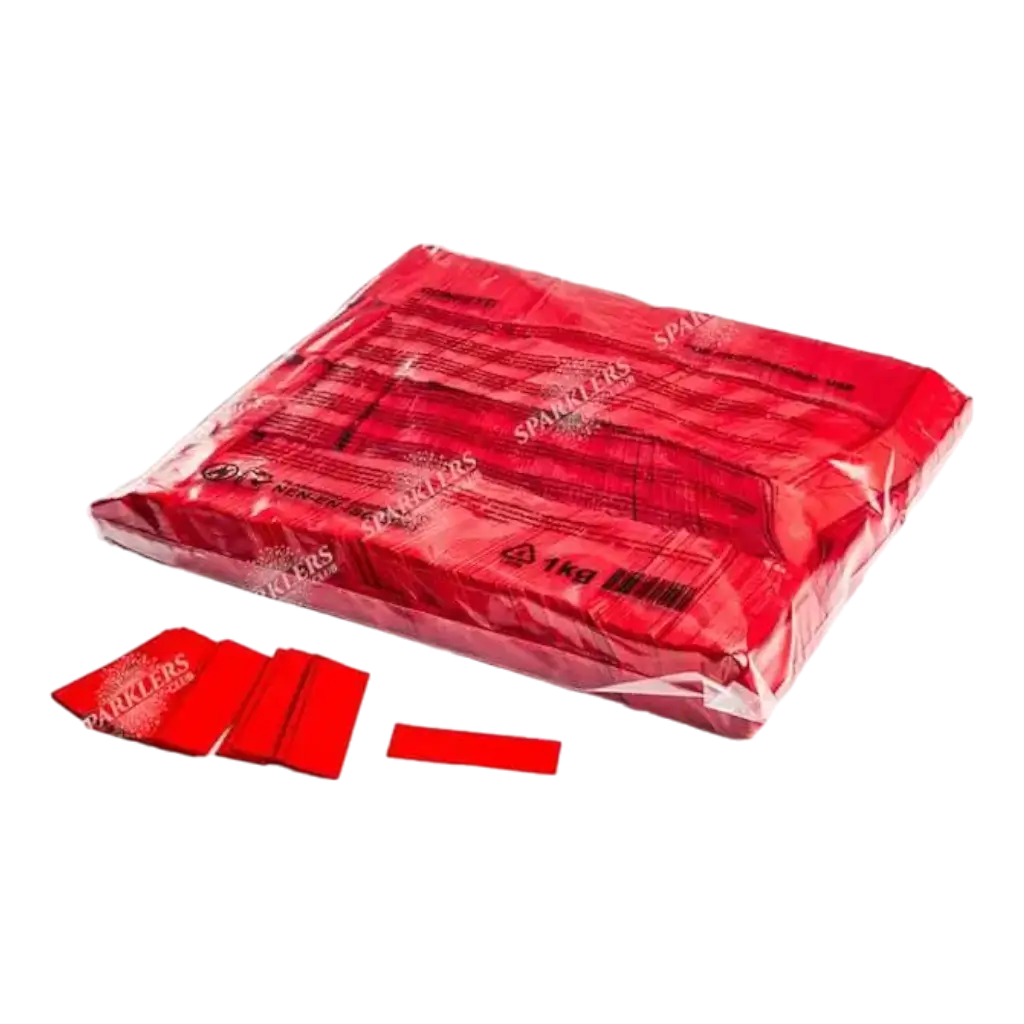 Bolsa 1KG de confeti rojo Magic FX