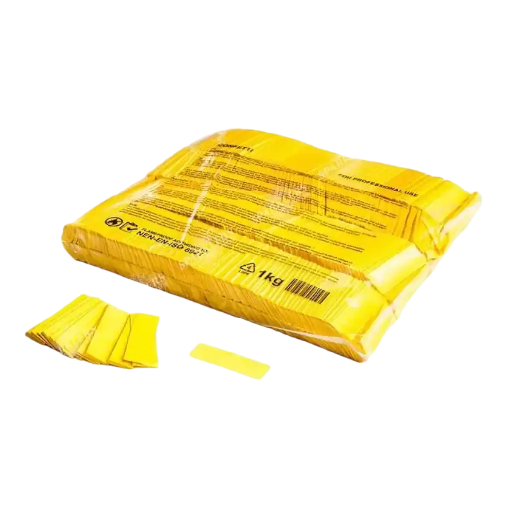 Bolsa 1KG de confeti amarillo Magic FX
