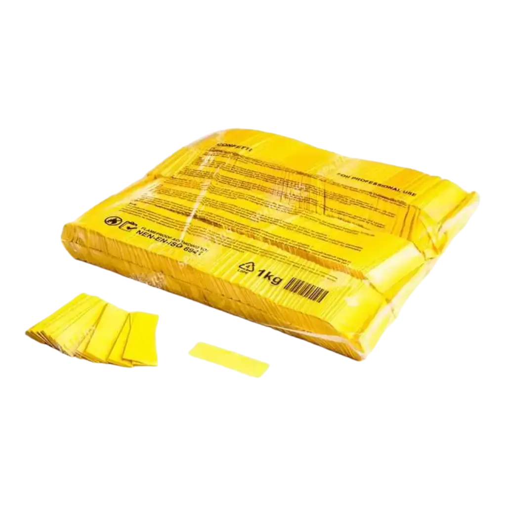 Bolsa 1KG de confeti amarillo