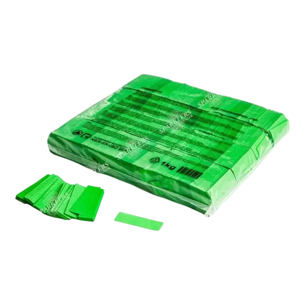 Bolsa 1KG de confeti verde Magic FX