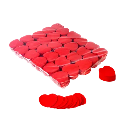 Bolsa de 1KG de corazón confettis rojo