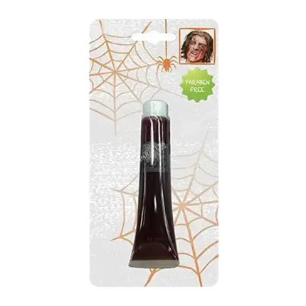 Tubo de sangre de maquillaje