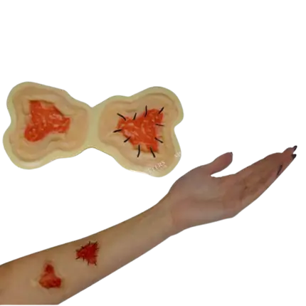 Juego de 2 pegatinas de cicatrices