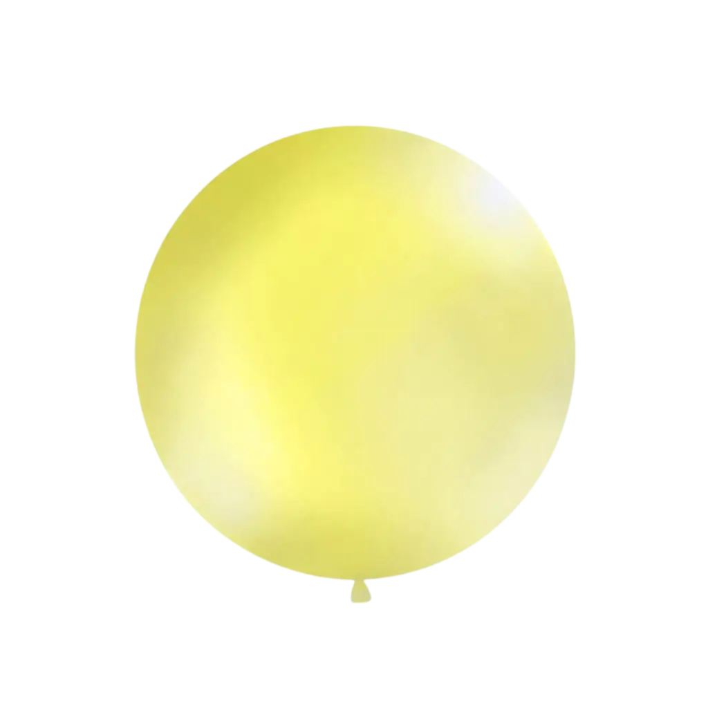 Globo gigante de 100 cm. de diámetro, amarillo