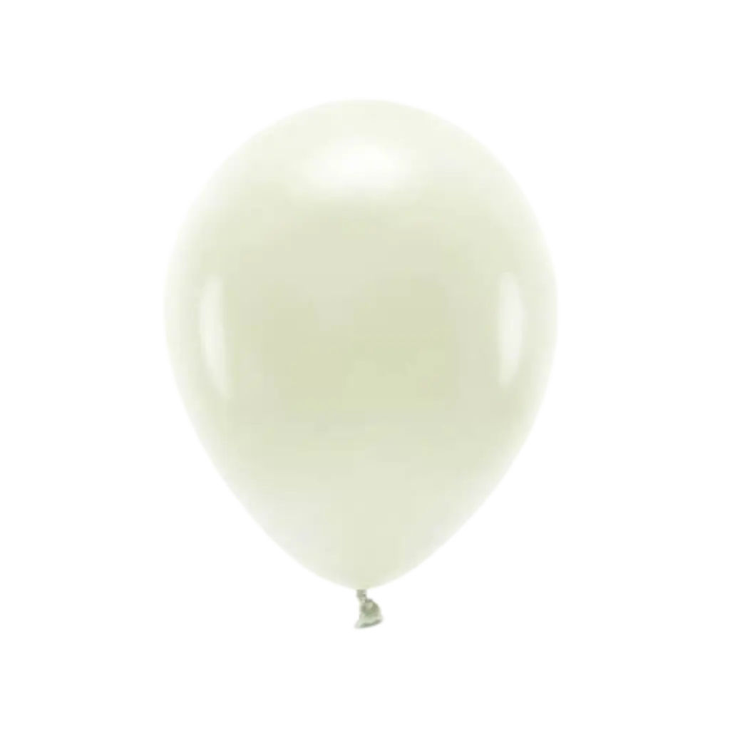  Paquete de 100 globos blancos cremosos