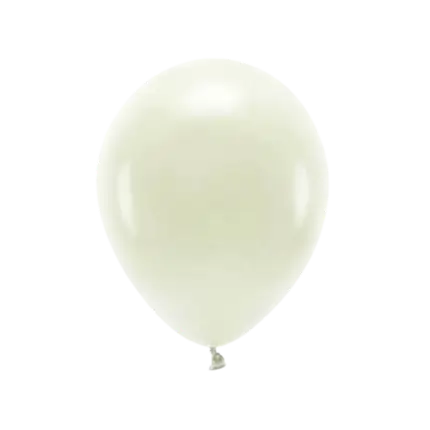  Paquete de 100 globos blancos cremosos