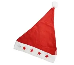 Sombrero de Navidad para niños con Led rojo