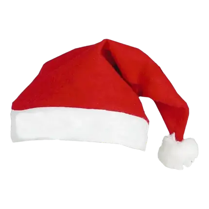 Sombrero de Navidad con borla Adulto