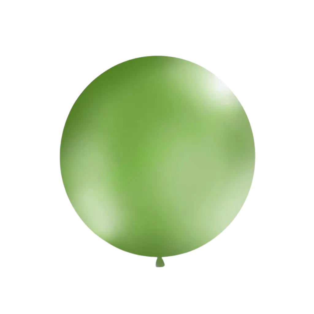 Globo gigante de 100 cm. de diámetro, verde claro.