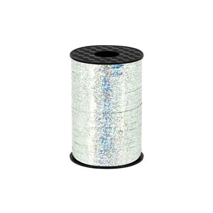 Cinta de brillo plateado de 225M