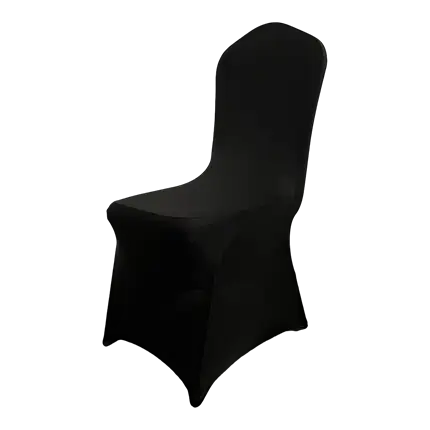 Funda de silla de boda negra