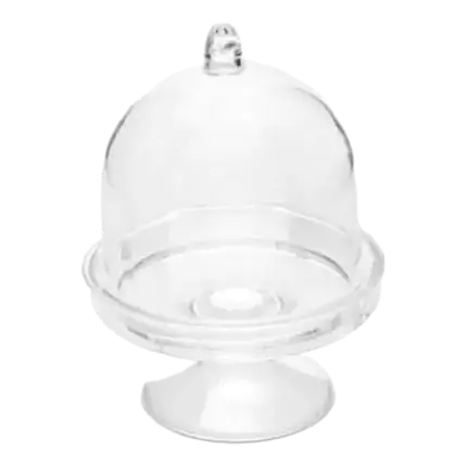 Exhibidor de pasteles, transparente, 5.5x7.5cm set de 3