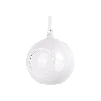 Bola de cristal con cinta de ø10cm (Set de 4)