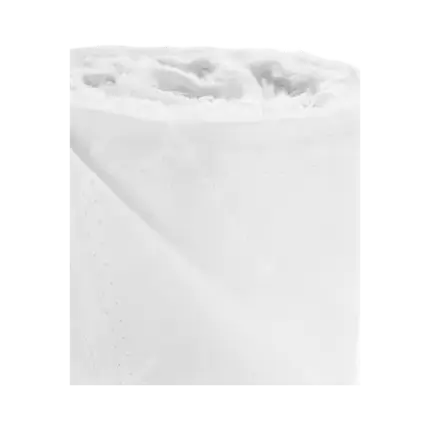 Fino tejido blanco semibrillante de 1,5 x 100 metros