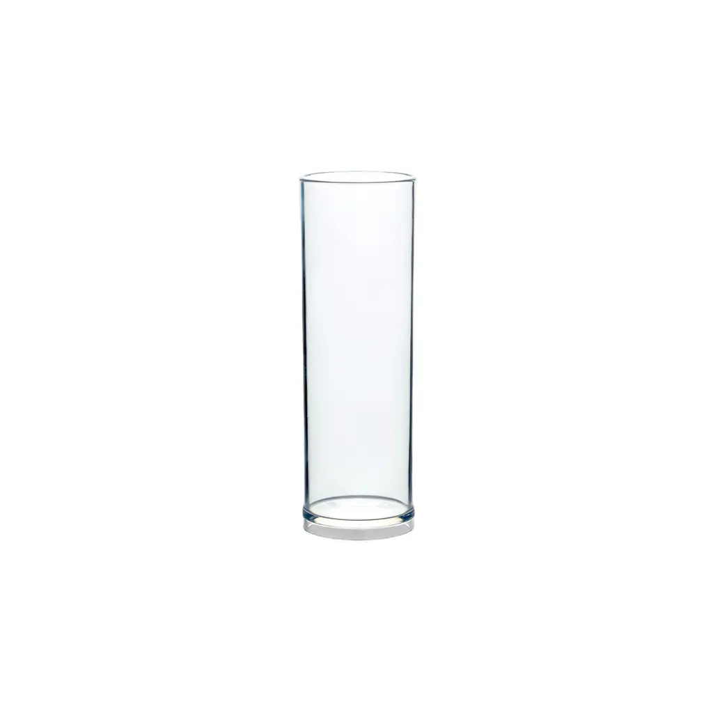 Tubo irrompible de vidrio 22cl transparente
