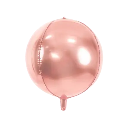 Globo redondo Oro Rosa Metálico 40cm