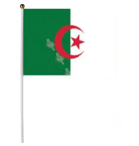Bandera de Argelia 30x45cm con palo