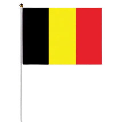 Bandera de Bélgica 30x45cm con palo