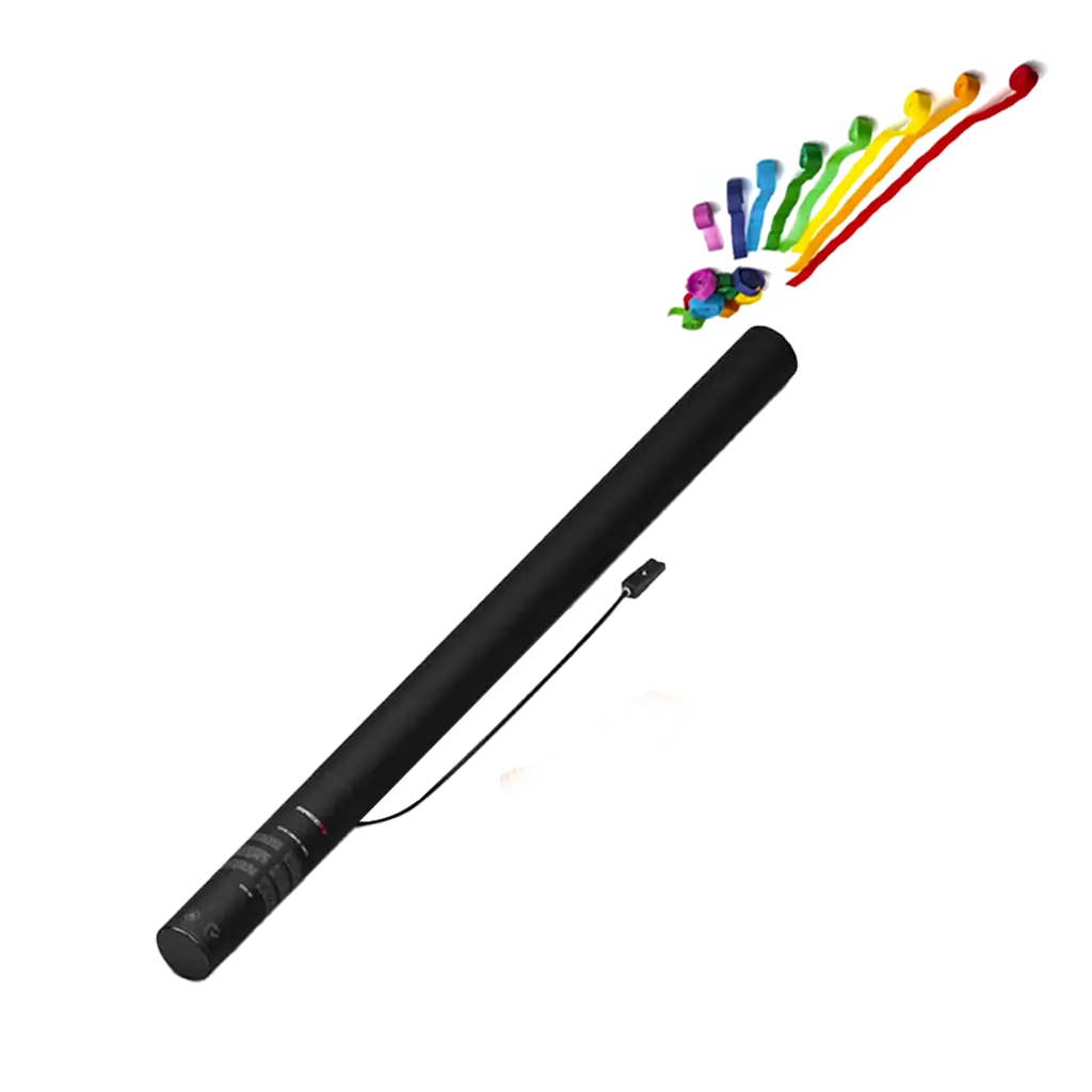 Pistola eléctrica de confeti Streamer Multicolor 80 cm