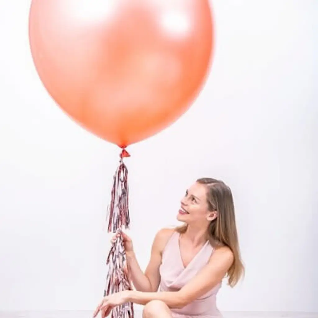 Globo gigante de 100 cm de oro rosa