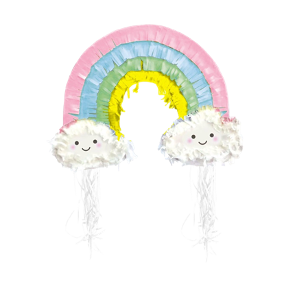 PINATA DE ARCO IRIS