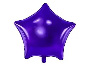 Globo estelar de metal Violeta 48cm