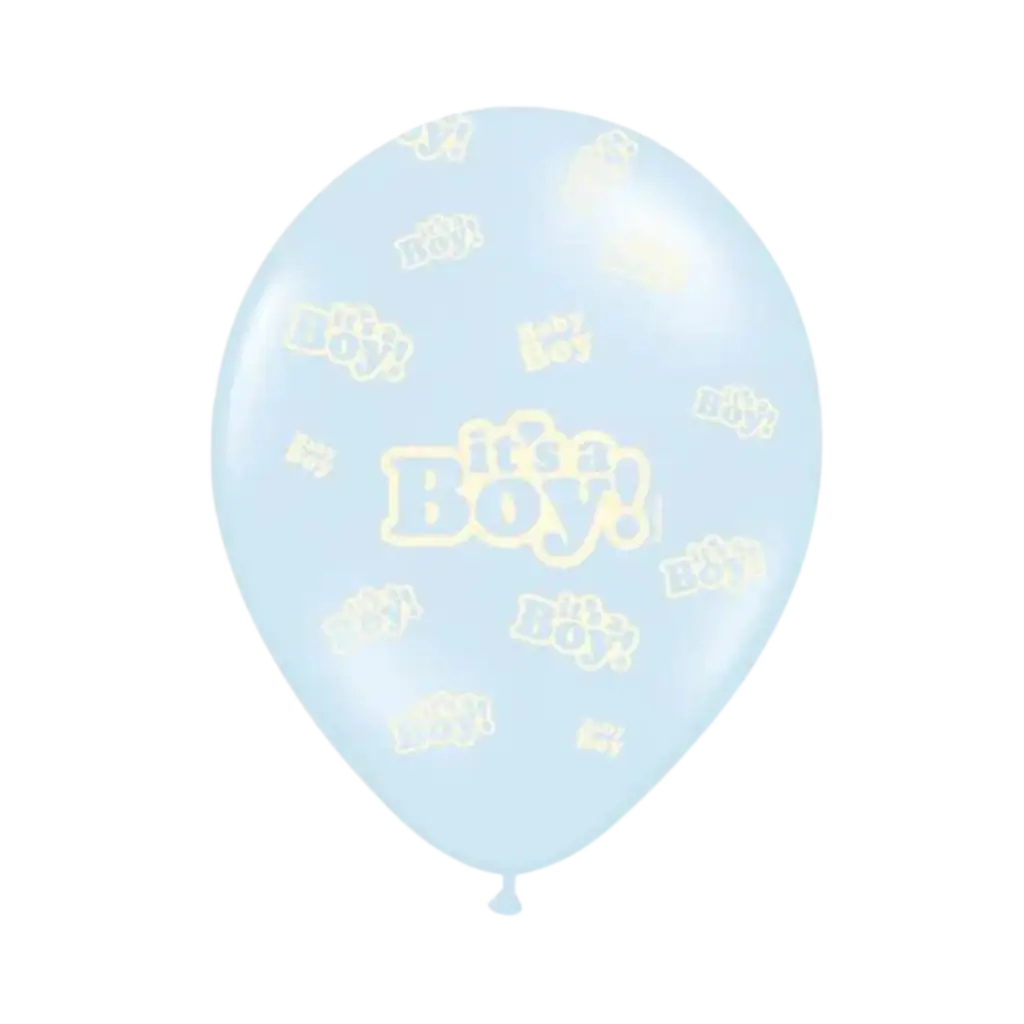 Paquete de 10 globos de mezcla "It's a Boy"