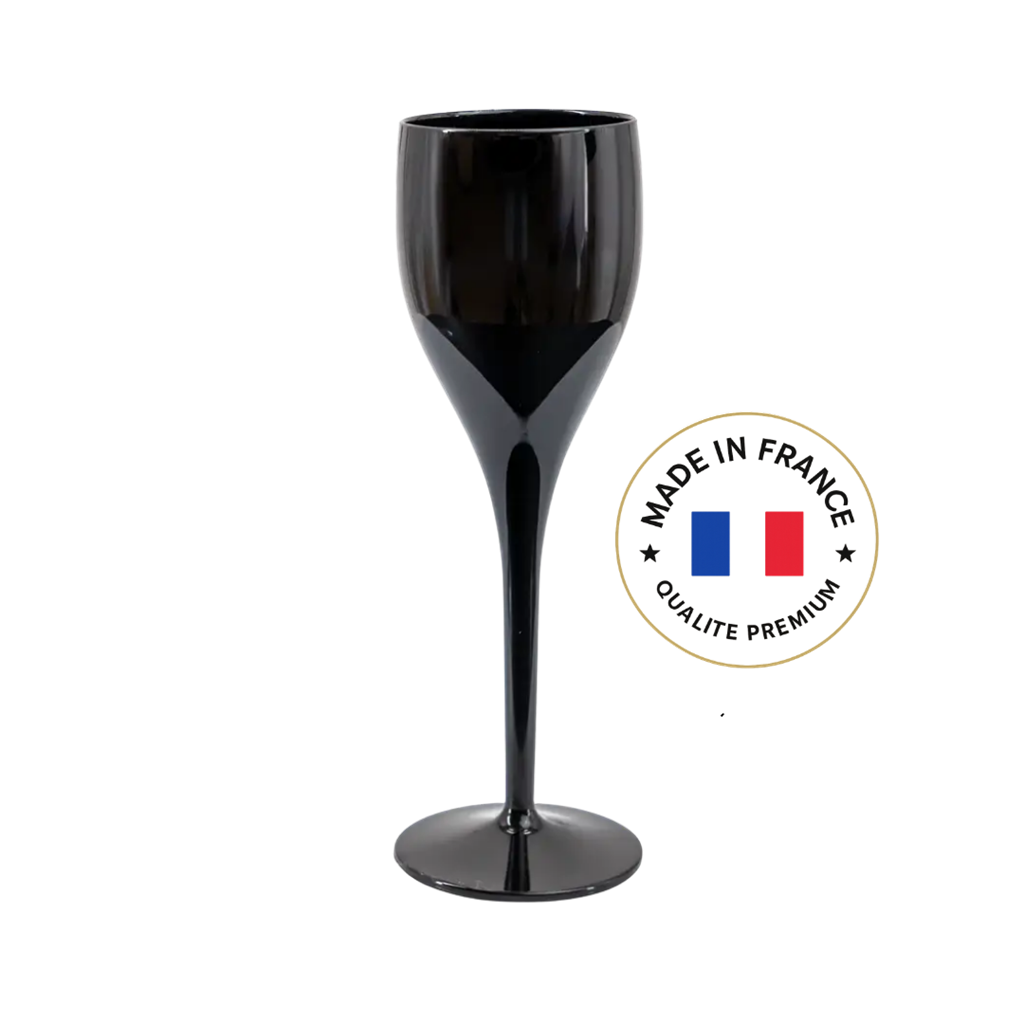 Flauta de champán negro 12cl