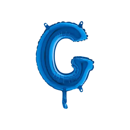 Letra del Globo G Azul - 35cm
