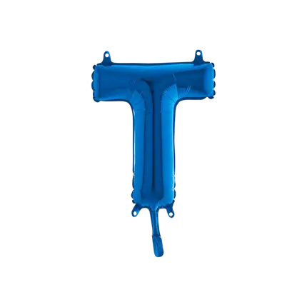 Letra del Globo T Azul - 35cm