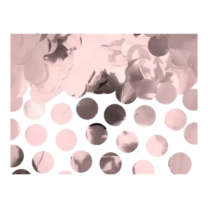 Confeti redondo de oro rosa (15gr)