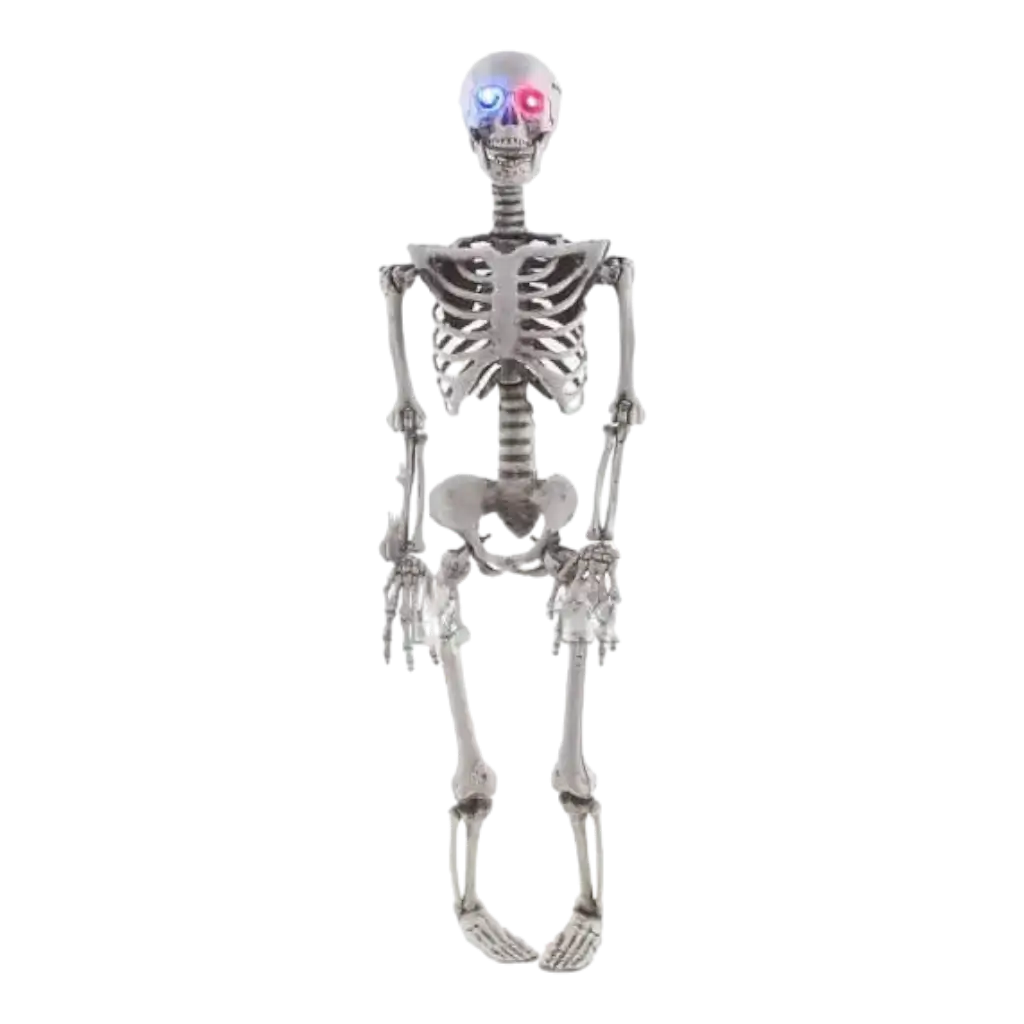 Colgante de luz esqueleto 90cm
