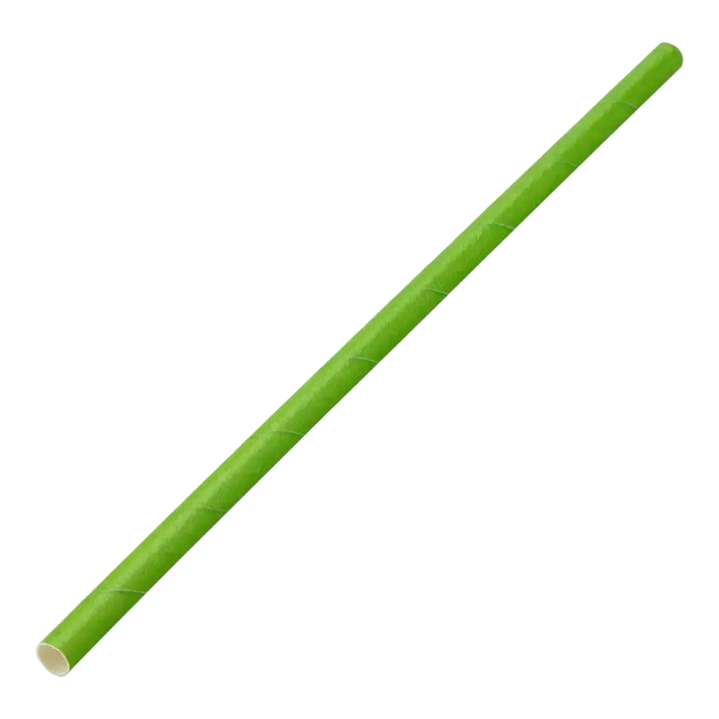 Papel verde paja 20cm /ø6mm (250 pcs)