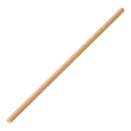 Paja de papel kraft de 20cm /ø6mm (250 piezas)