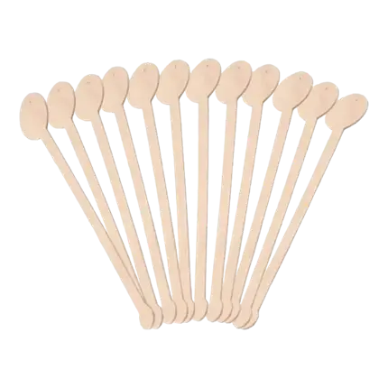 Agitador de cóctel de madera 15cm (250pcs)
