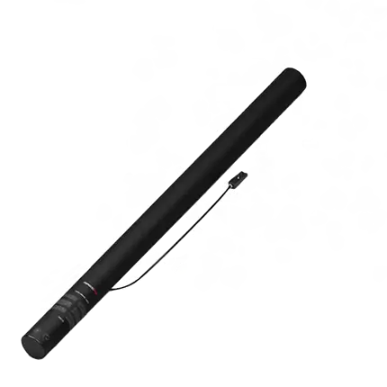 Pistola eléctrica de confeti Corazón Blanco 80 cm