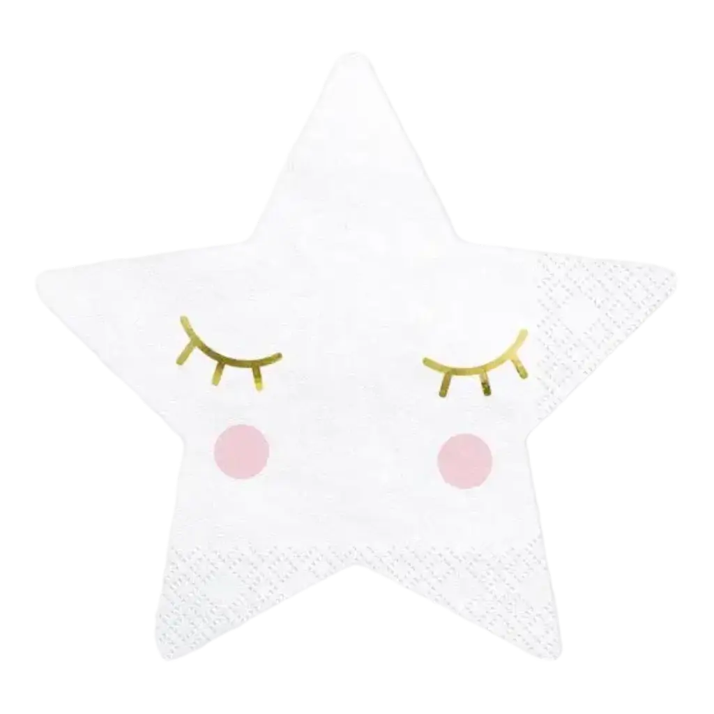 Toalla de papel con forma de estrella (Juego de 20)