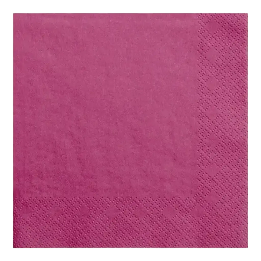 Toalla de papel rosa oscuro (Juego de 20)