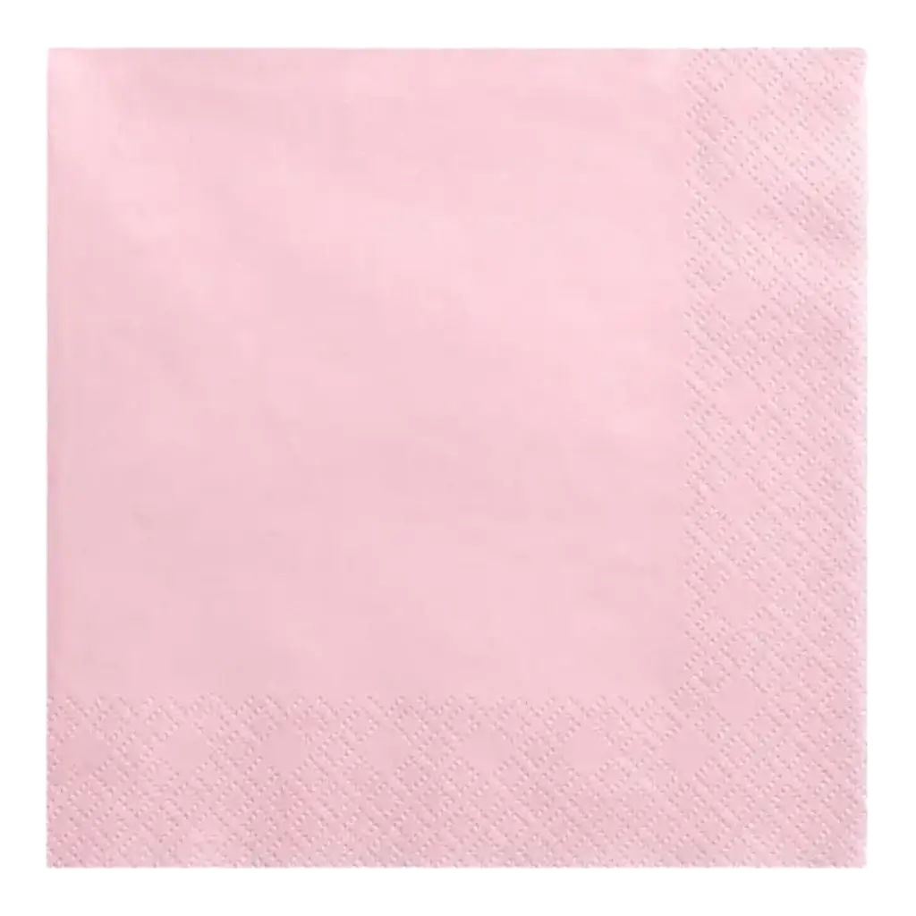 Toalla de papel rosa claro (Juego de 20)