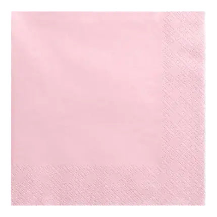 Toalla de papel rosa claro (Juego de 20)
