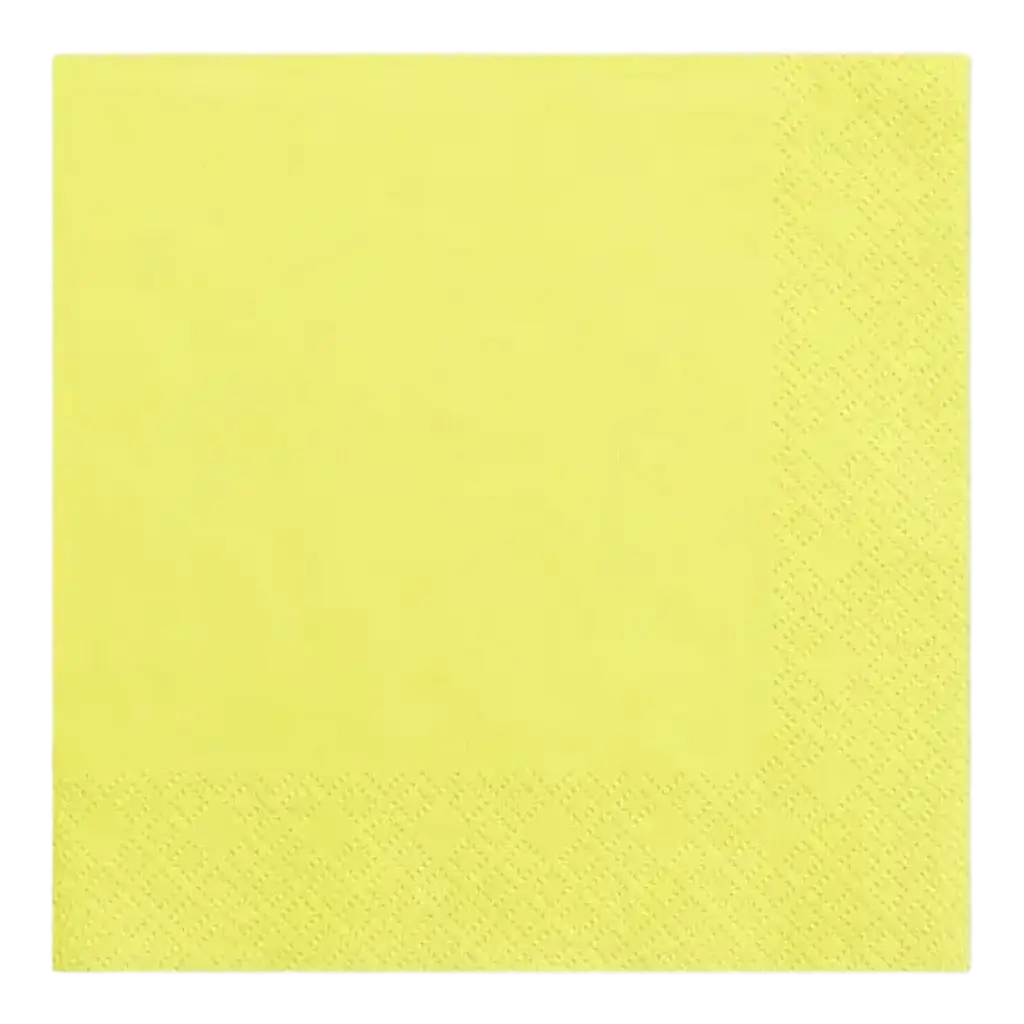 Toalla de papel amarillo (Juego de 20)