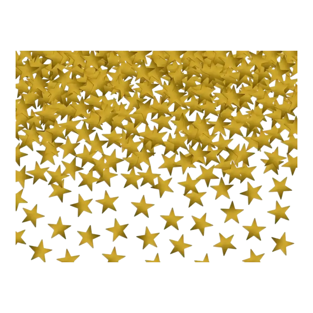 Confeti de estrella dorada (30gr)