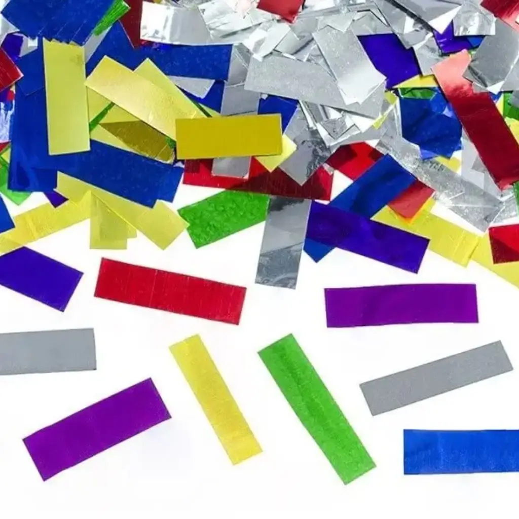 Cañones de confeti de 40 cm. Multicolor
