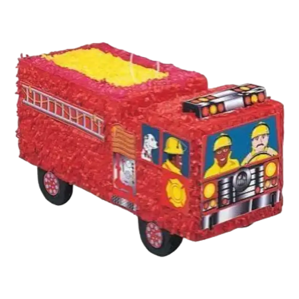 Camión de bomberos de la piñata