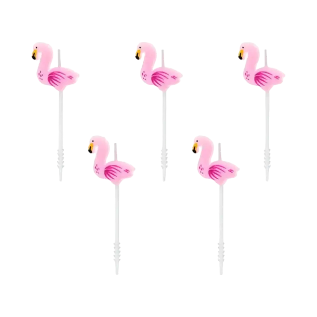 Vela de Flamingos (Juego de 5)