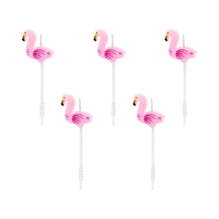 Vela de Flamingos (Juego de 5)